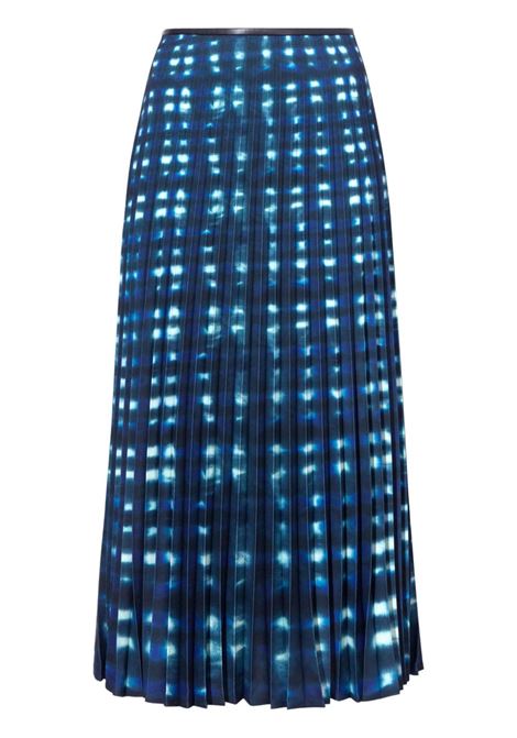 Multicolored Piper tie-dye pleated midi skirt Proenza schouler white label - women PROENZA SCHOULER WHITE LABEL | WL2415078399